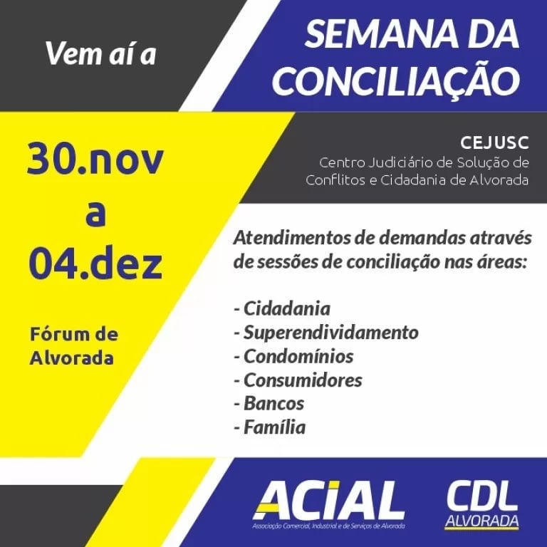 You are currently viewing Semana da Conciliação do Judiciário em Alvorada